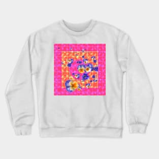 Little Purple Pansies Crewneck Sweatshirt